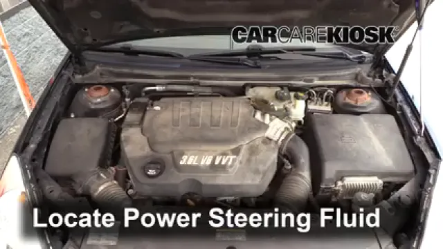 2009 Saturn Aura XR 3.6L V6 Power Steering Fluid Check Fluid Level